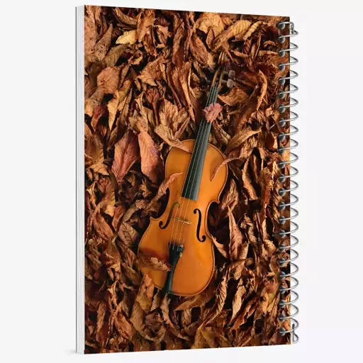 دفتر مشق 50 برگ خندالو طرح ویولن Violin کد 27953