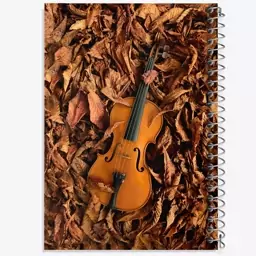 دفتر مشق 50 برگ خندالو طرح ویولن Violin کد 27953