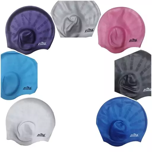 کلاه شنا روگوش دار سیلیکونی Swimming cap(speedo) با کیفیت