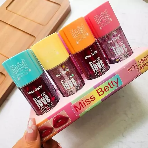 پک 3 عددی لیپ گلاس و برق لب و تینت miss betty