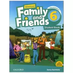 کتاب American Family and Friends 6 Second Edition + CD جمعی از نویسندگان انتشارات Oxford سایز بزرگ