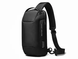 کوله کراس بادی تک بند ضد سرقت دارای پورت USB بنج  BANGE BG-22085 Sling Chest Bag USB External Charging Port