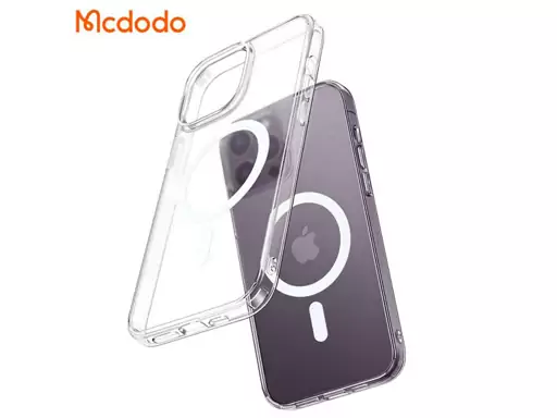 قاب محافظ مگ سیف آیفون 14 پلاس شفاف مک دودو Mcdodo Crystal PC-3091 Apple iPhone 14 Plus Magsafe Case