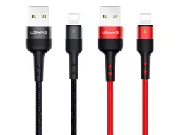 کابل شارژ و انتقال داده لایتنینگ یوسامز Usams U26 US-SJ311 lightning Cable 1m