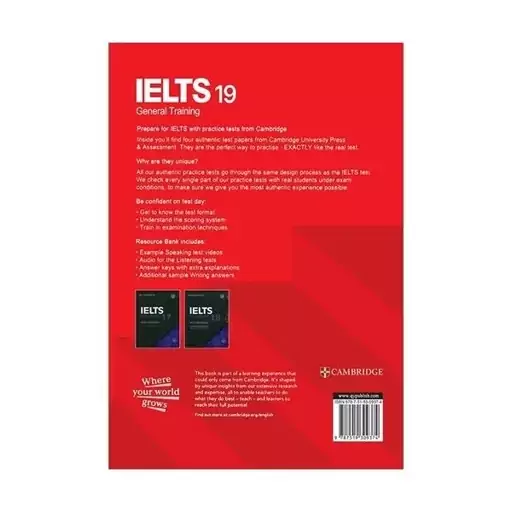 Cambridge IELTS General Training 19، (کتاب کمبریج آیلتس جنرال 19)