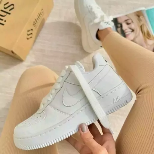 کتونی مدل نایک ایرفورس اسپرت مردانه و زنانه رنگ سفید سایز 36تا44 Nike Air Force