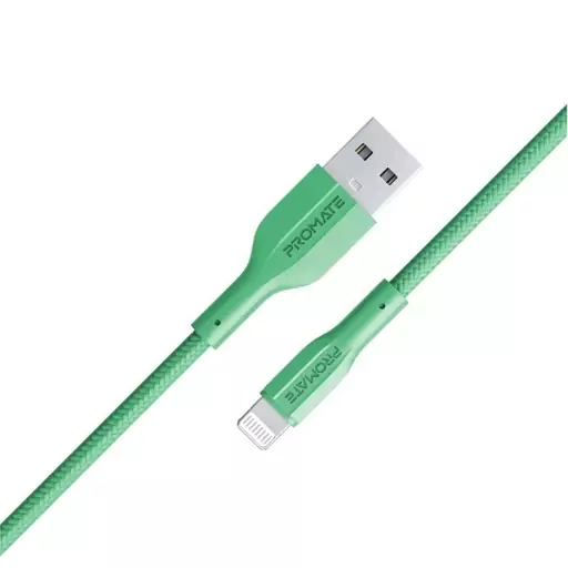 کابل تبدیل USB-A به لایتنینگ پرومیت مدل XCORD-AI.W به طول 1 متر