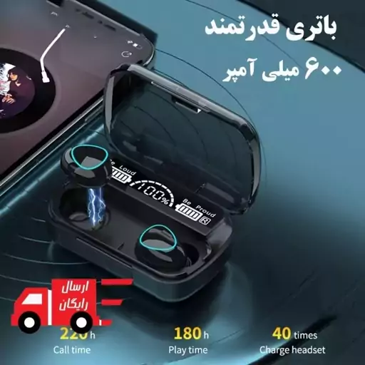 ایرپاد هندزفری بلوتوثی مدل M10 NEWEST V5.3 اصلی ارسال فوری