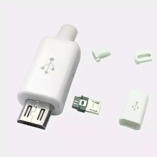 کانکتور نری  USB MICRO به همراه کاور