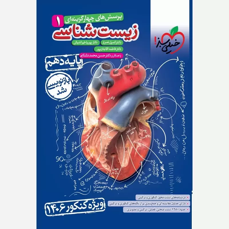کتاب تست زیست شناسی دهم (ویژه کنکور 1404) خیلی سبز (کد جدید)