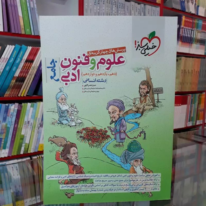 کتاب تست علوم و فنون ادبی جامع کنکور انسانی انتشارات خیلی سبز 1404