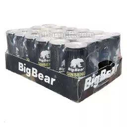 نوشیدنی انرژی زا بیگ بر مشکی باکس 24 عددی big bear

