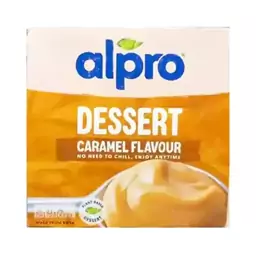 دسر گیاهی آلپرو طعم کارامل بسته 4 عددی (500 گرم) alpro

