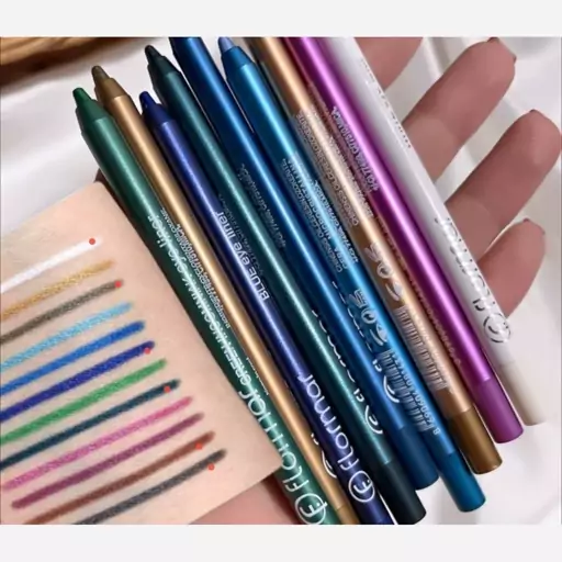 مداد سرمه رنگی فلور مار  color eye pencil 