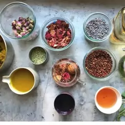 دمنوش 10گیاه سرفه طب الرضا حاوی گیاه معجزه گر کتیرا