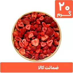 توت فرنگی خشک پفکی 20 گرمی (فریز درایر freeze-dried)