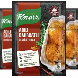 knorr  ادویه مرغ با طعم فلفل قرمز و فلفل سیاه و رزماری کنور (knorr) 31 گرم