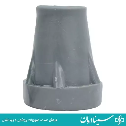 لاستیک ته عصا 21 میل پاشنه عصا ابعاد 53x41x21 ضد لغزش عصا  گریپ عصا درپوش عصا نگه دارنده عصا  سینا درمان  402327