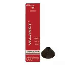 رنگ مو والانسی VALANCY ولنسی سری زیتونی قهوه ایزیتونی متوسط M3