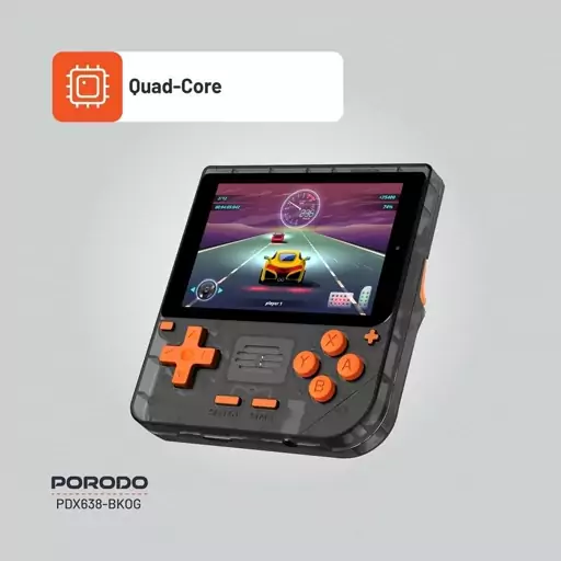 کنسول بازی Porodo Gaming Retro Arcade Gaming Console BLACK