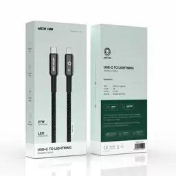 کابل Green Lion USB-C to Lightning Braided Cable