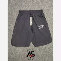 شلوارک ورزشی آیرو Reebok مدل بالا زانو رنگ طوسی