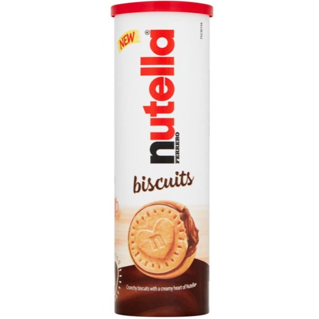 بیسکویت کرم شکلاتی نوتلا nutella وزن 166 گرم