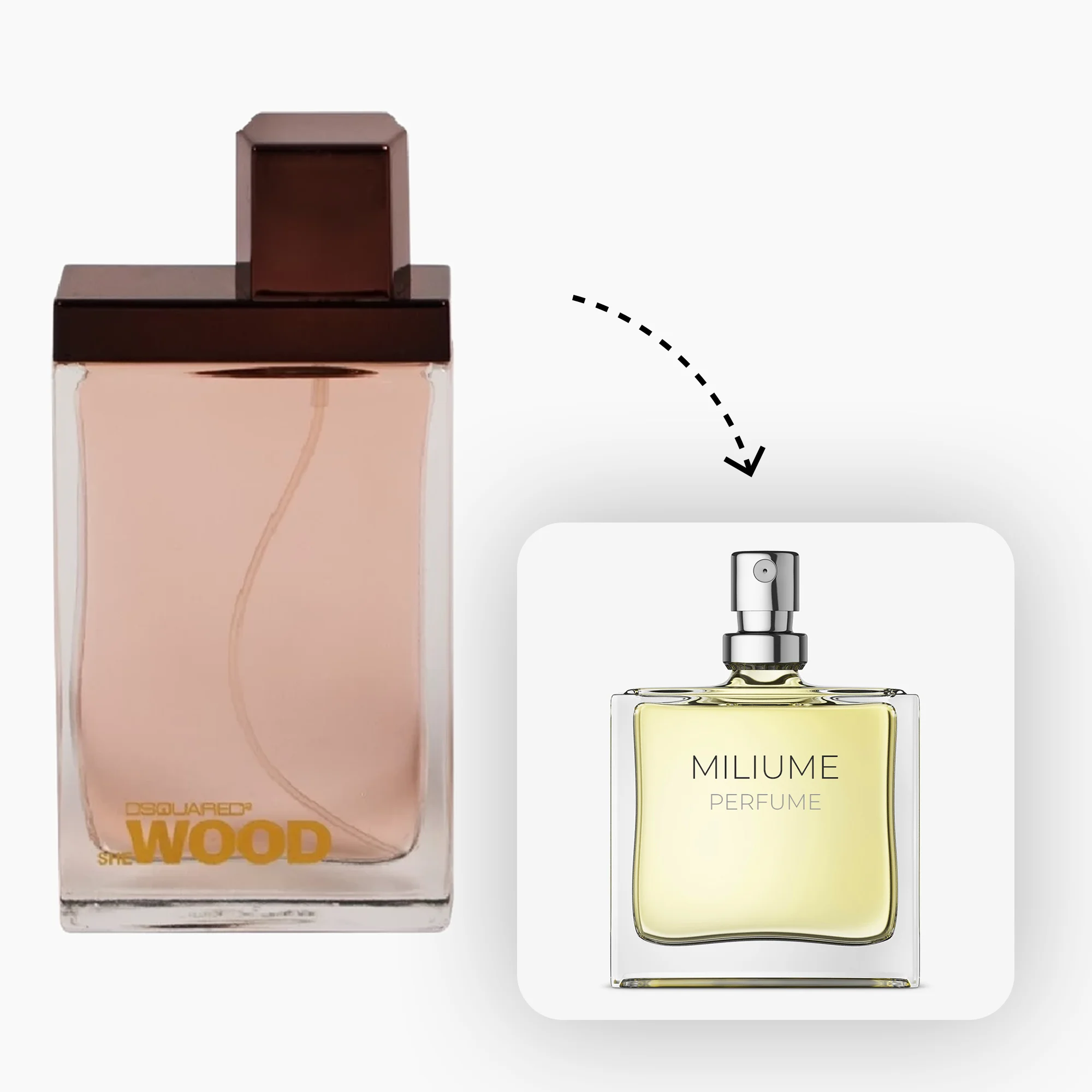 عطر و پرفیوم شی وود زنانه صورتی برند میلیوم - She Wood