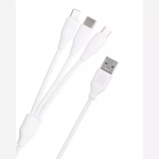 کابل تبدیل USB به microUSB/USB-C/لایتنینگ مدل X-179