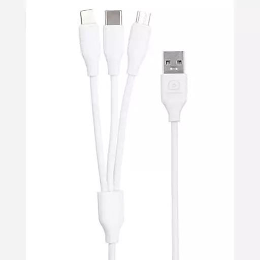 کابل تبدیل USB به microUSB/USB-C/لایتنینگ مدل X-179