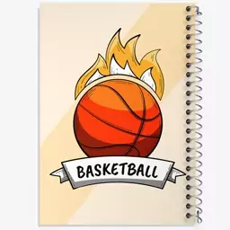 دفتر مشق 100 برگ خندالو طرح بسکتبال Basketball کد 26440