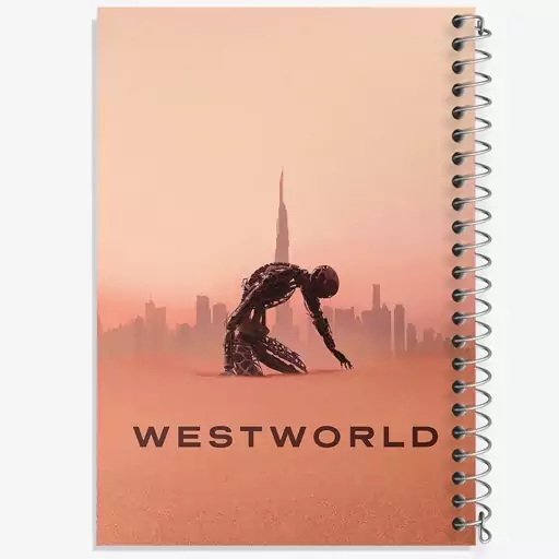 دفتر مشق 50 برگ خندالو طرح سریال وست ورلد West World  کد 10197