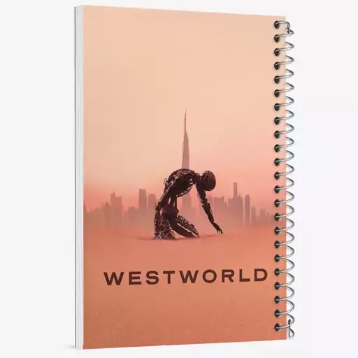 دفتر مشق 50 برگ خندالو طرح سریال وست ورلد West World  کد 10197