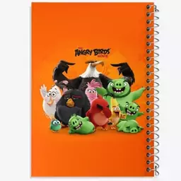 دفتر مشق 50 برگ خندالو طرح پرندگان خشمگین Angry Birds  کد 13873