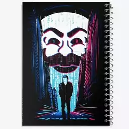 دفتر مشق 50 برگ خندالو طرح سریال آقای ربات Mr.Robot  کد 10235