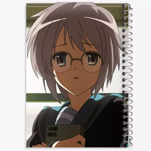 دفتر مشق 50 برگ خندالو طرح یوکی انیمه ناپدید شدن هارومی سوزومیا The Disappearance of Haruhi Suzumiya  کد 23111