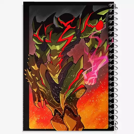 دفتر نقاشی 50 برگ خندالو طرح بازی متروید (Metroid) کد 35664