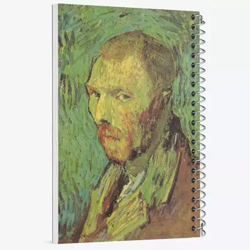 دفتر نقاشی 50 برگ خندالو طرح سلف پرتره ونسان ونگوگ (Van Gogh) کد 36808