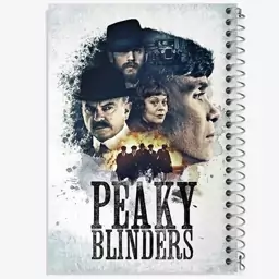 دفتر نقاشی 50 برگ خندالو طرح سریال پیکی بلایندرز Peaky Blinders  کد 3201