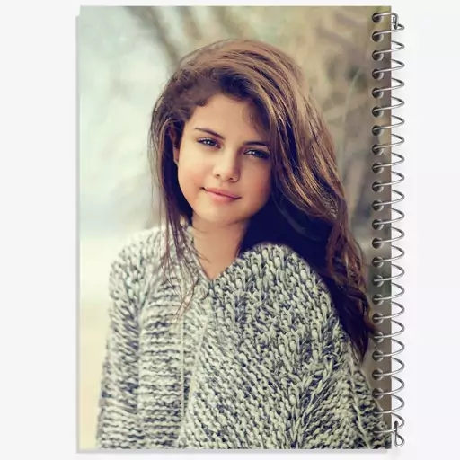 دفتر نقاشی 50 برگ خندالو طرح سلنا گومز Selena Gomez  کد 2726