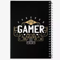 دفتر نقاشی 50 برگ خندالو طرح گیمر Gamer  کد 3901