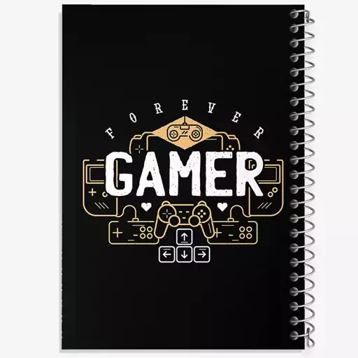 دفتر نقاشی 50 برگ خندالو طرح گیمر Gamer  کد 3901