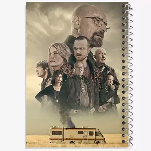 دفتر نقاشی 50 برگ خندالو طرح سریال بریکینگ بد Breaking Bad  کد 3167