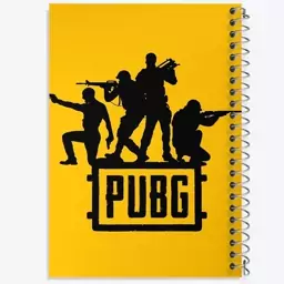 دفتر نقاشی 50 برگ خندالو طرح بازی پابجی PUBG  کد 3775