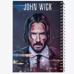 دفتر نقاشی 50 برگ خندالو طرح جان ویک John Wick  کد 2950