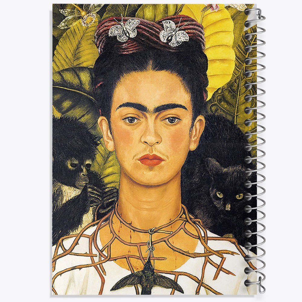 دفتر نقاشی 50 برگ خندالو طرح فریدا کالو Frida Kahlo  کد 3720