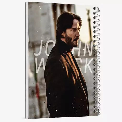 دفتر نقاشی 50 برگ خندالو طرح جان ویک John Wick  کد 2949