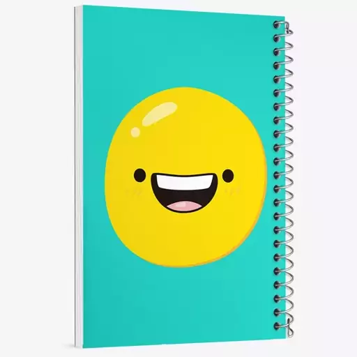 دفتر نقاشی 50 برگ خندالو طرح ایموجی Emoji  کد 2992