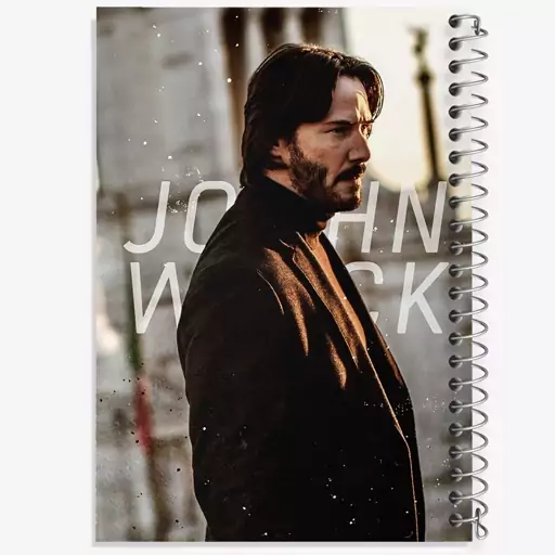 دفتر نقاشی 50 برگ خندالو طرح جان ویک John Wick  کد 2949