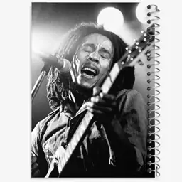 دفتر نقاشی 50 برگ خندالو طرح باب مارلی Bob Marley  کد 3276